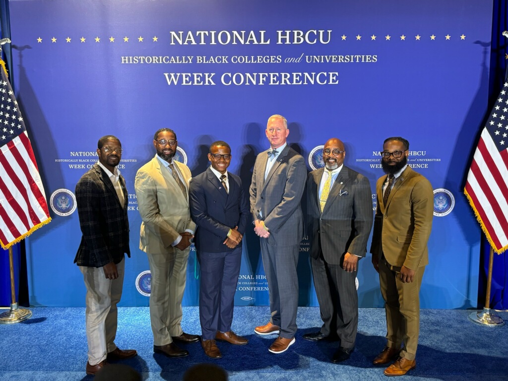 Lincoln University representatives at the 2024 National HBCU Week Conference, which focused on advancing educational equity and excellence through HBCUs.