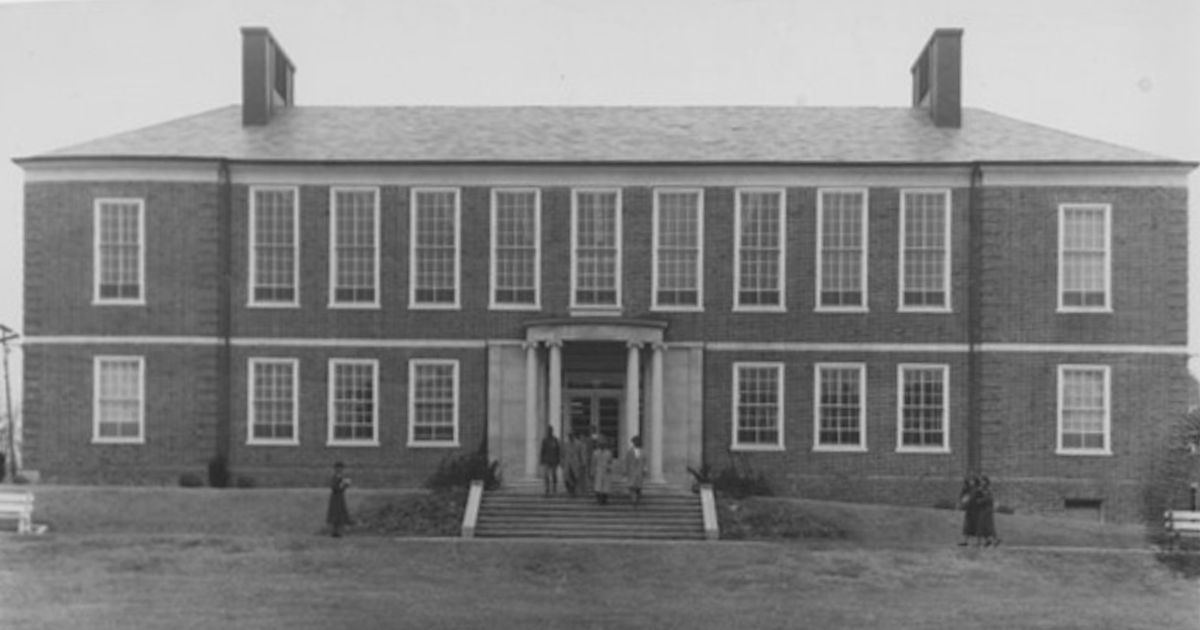 Lincoln University of Missouri’s Stamper Hall was constructed in 1948. 