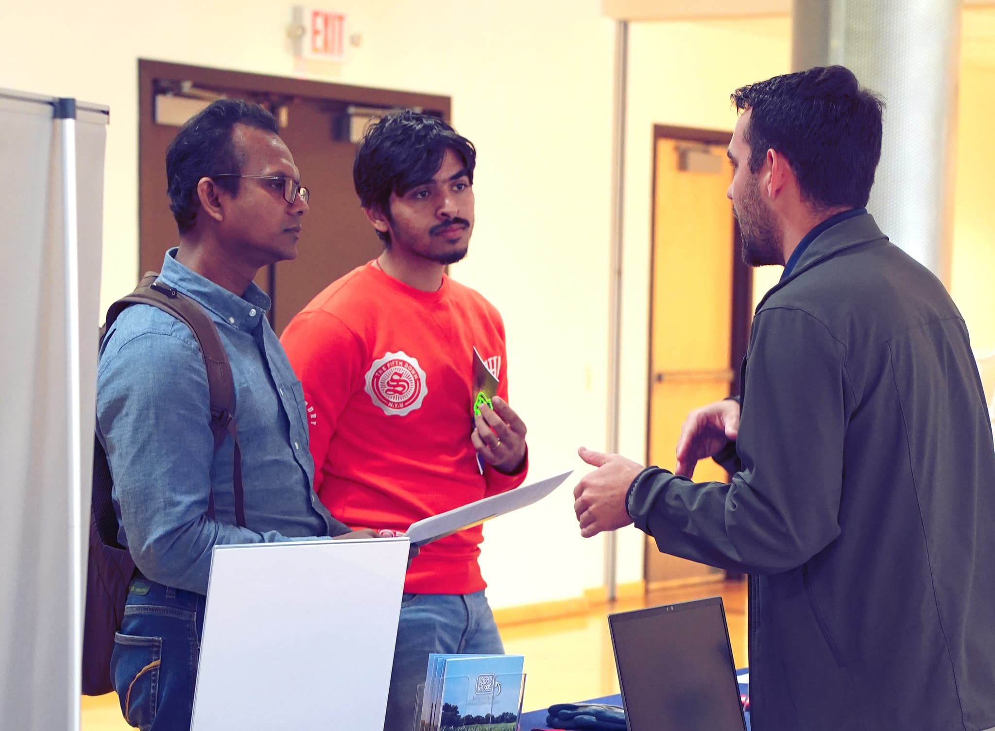 Students from Lincoln University of Missouri's College of Agriculture, Environmental and Human Sciences (CAEHS) connected with industry experts at the October 17 career fair.  