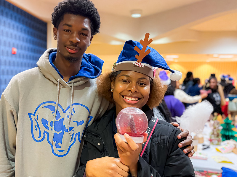 LU students celebrate during the 2024 Holiday Extravaganza.