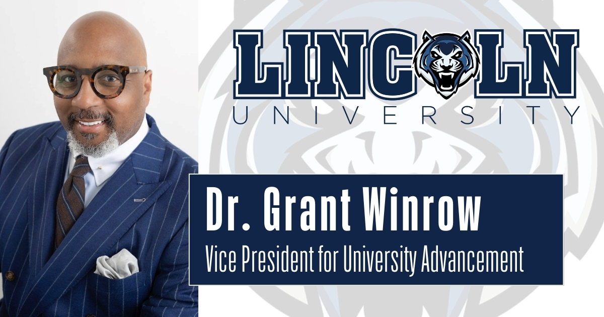 Dr. Grant Winrow has been selected as Lincoln University of Missouri’s new vice president for university advancement. 