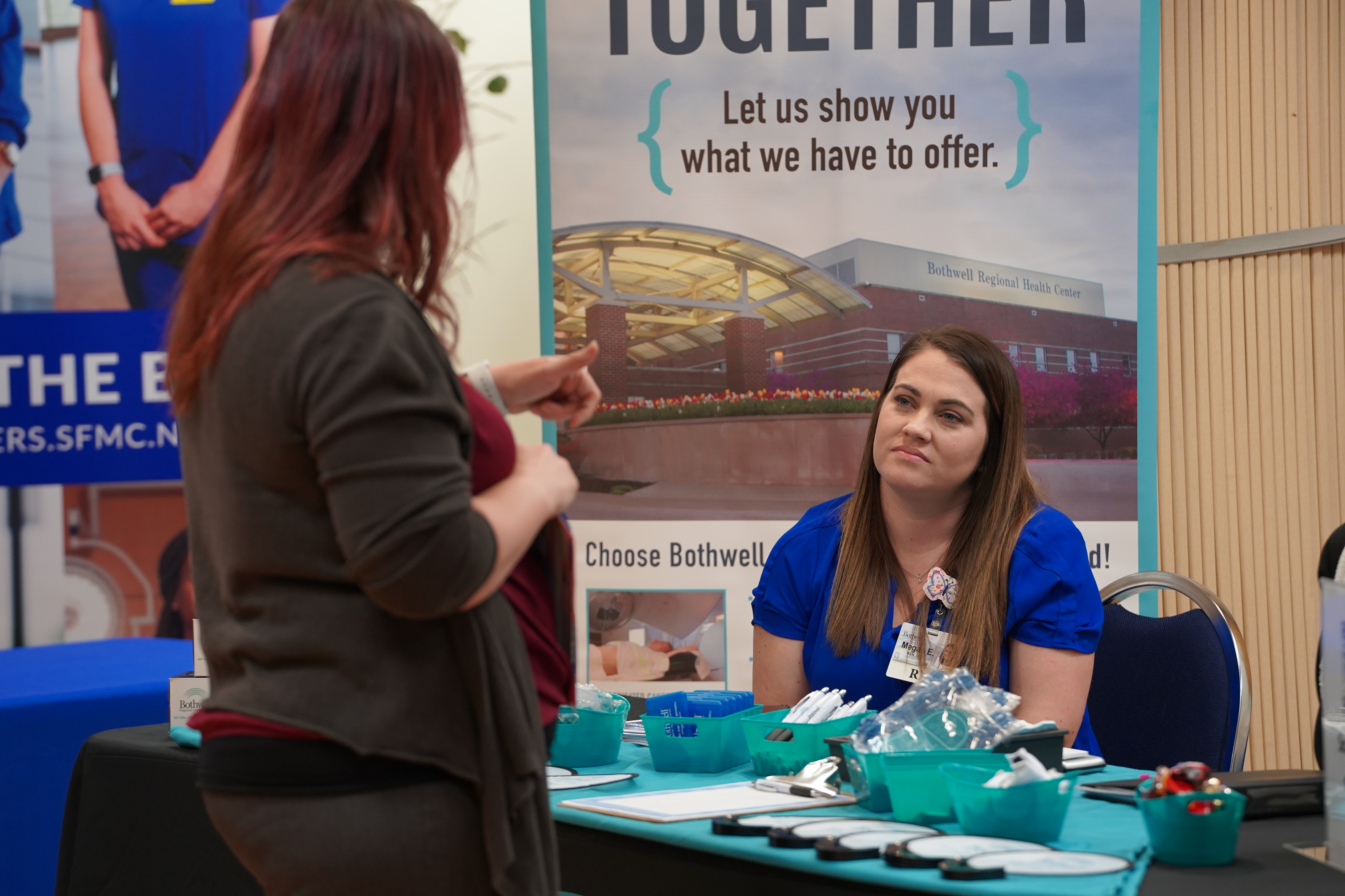 Student Learning more about a career