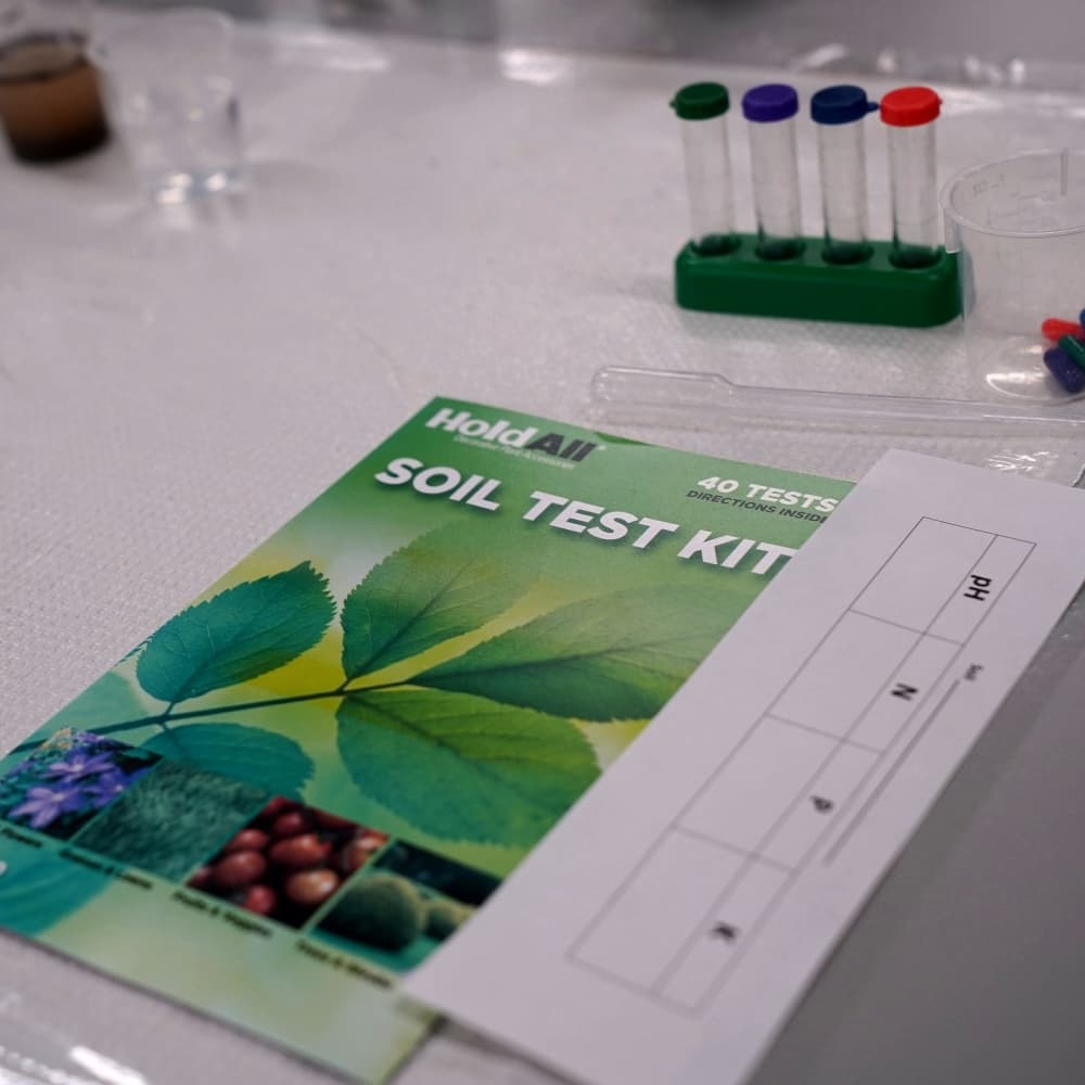 Soil test kit at Lincoln University of Missouri, Cooperative Research, Natural Resources