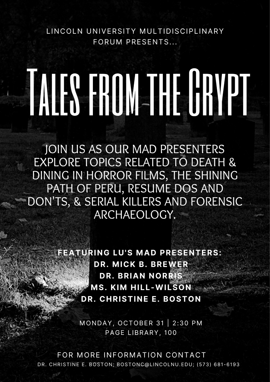 Tales from the Crypt Flyer