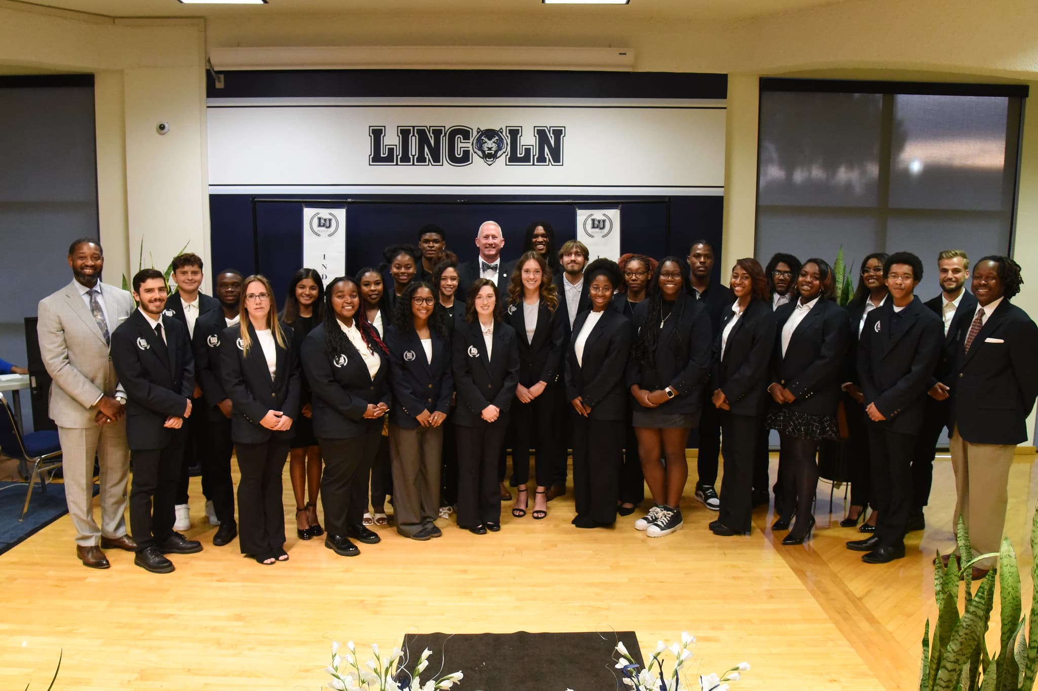  Thirty-four students were inducted into Lincoln University of Missouri's Honors Program on Oct. 28, celebrating their commitment to scholarship, service, leadership, and character.