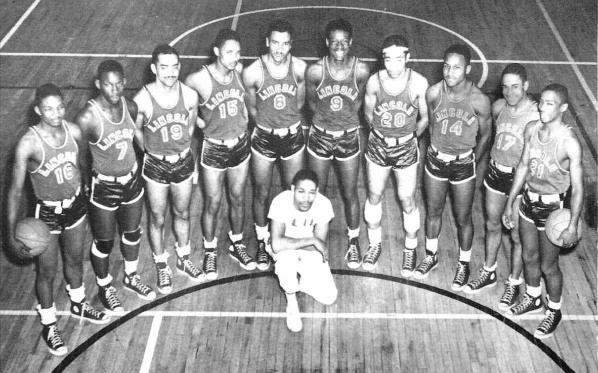 Lincoln University 1950 basketball team. 