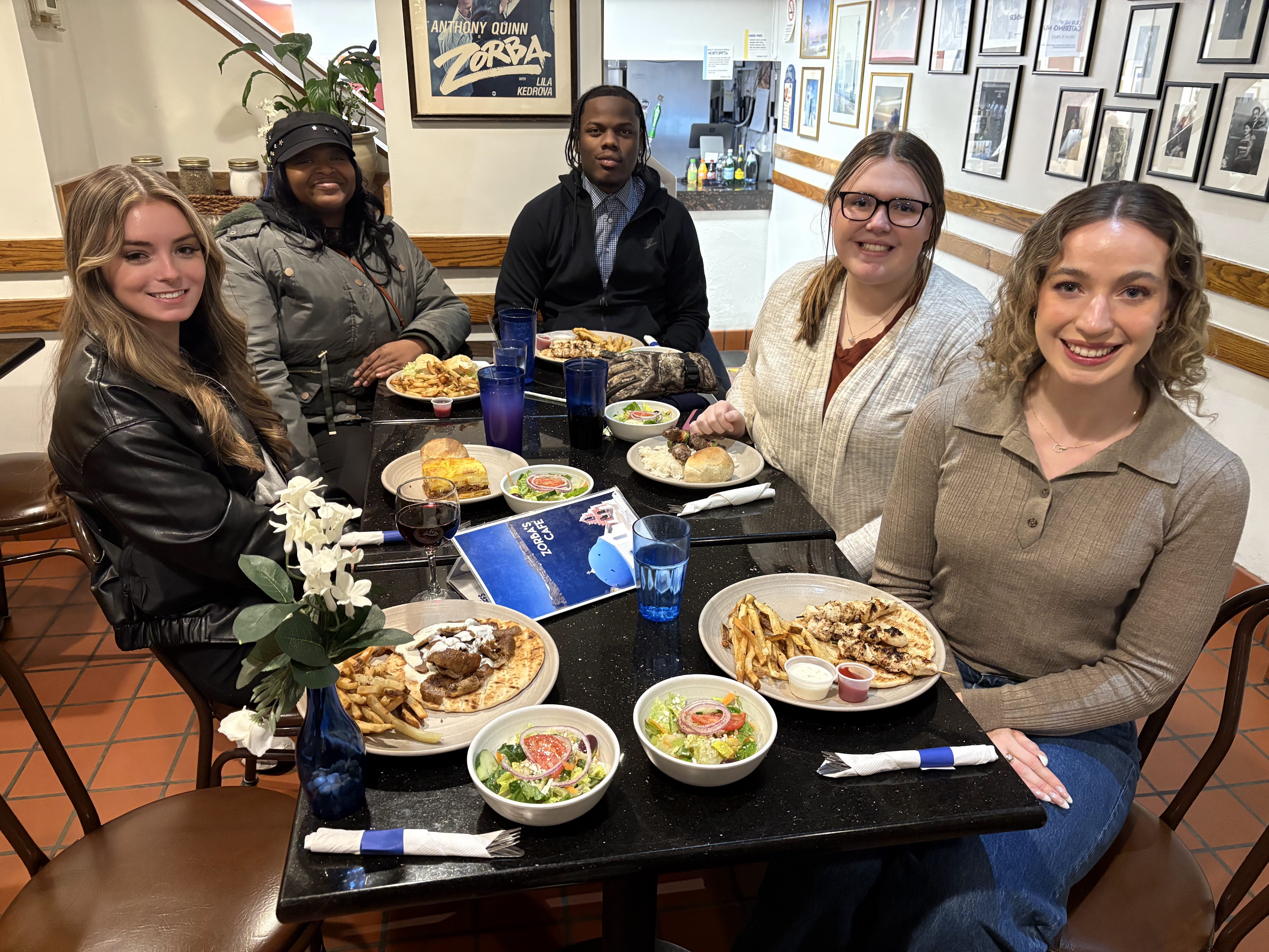 Madeleine Bugel (right) is a lobbyist for the National Electrical Manufacturers Association in Washington, DC. She met us at Zorba's Greek cafe to talk about her career seven years after graduating from college.